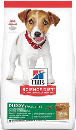 Hill's Science Diet Puppy Healthy Development, Small Bites Lamb Meal and Rice Dry Dog Food Lamb, Rice 3 kg Dry New Born Dog Food