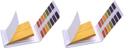 Parijata Litmus Paper | Litmus Paper ph scale | Litmus Paper Strips | Litmus paper and Univeral Indicator | Litmus Paper for acid and base | Litmus Paper Indicator | Litmus Paper Yellow (Pack of 2) , 80 strips per booklet Ph Test Strip