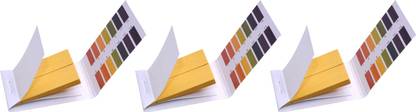 Parijata Litmus Paper | Litmus Paper ph scale | Litmus Paper Strips | Litmus paper and Univeral Indicator | Litmus Paper for acid and base | Litmus Paper Indicator | Litmus Paper Yellow (Pack of 3) , 80 strips per booklet Ph Test Strip