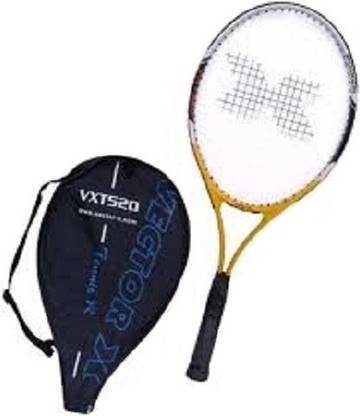 VECTOR X VXT 520 (23 inche) Strung Tennis Racquet (Pack Of 1) Yellow Strung Tennis Racquet