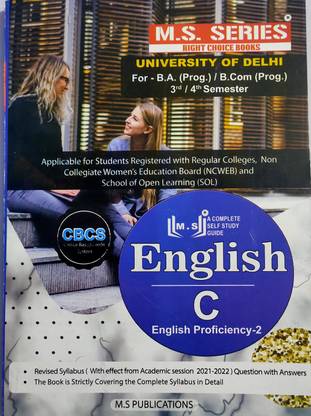 English- ( English Proficiency-2) Self Study Guide For 3rd / 4th Semester Students Of Ba Program/ B.com Program ( Sol Ncweb And Regular ) Delhi University
