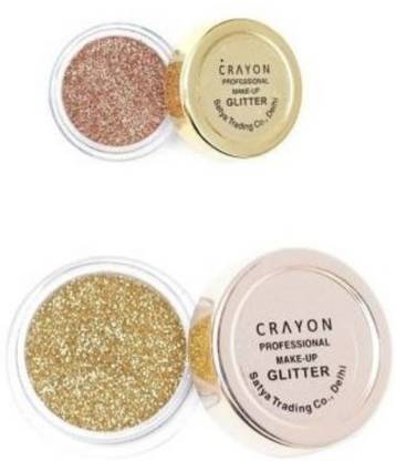 crayon Rose Gold Glitter (Rose Gold) & golden glitter (golden)