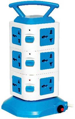PRODOT Surge Protector (PSP) 12S0U-2M (18000A-2500W) Extension Tower With 12 Socket 12  Socket Extension Boards