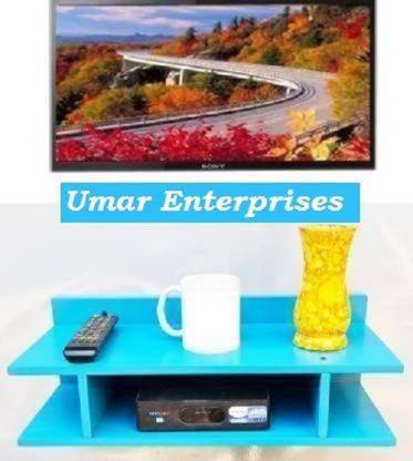 Umar Enterprises Wall T.V set up box stand & Wifi stand MDF Wall hanging , mounted , floating , wall decorative Wooden wall shelf Living room & Bedroom set up box stand TV Entertainment Unit Engineered Wood TV Entertainment Unit