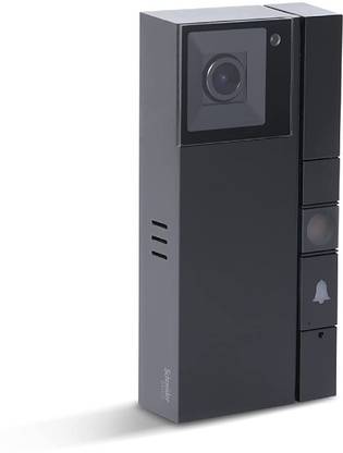 Schneider Electric IH100WFVDP-1 WiFi Smart Doorbell 1080P Full HD Camera Home Security Mobile App Regulated Door Alarm System with Motion Sensors & Night Vision Technology (230V AC) Video Door Phone