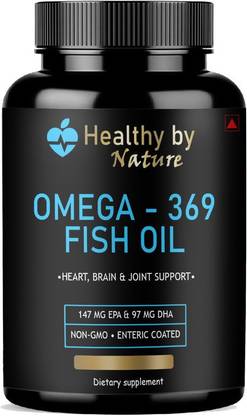 Healthy By Nature Advanced Fish Oil (Triple Strength) With 1000Mg Omega 369 Advanced
