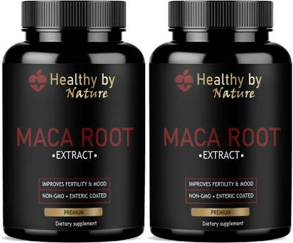 Healthy By Nature Maca Root Capsules Enriched with Maca Root Extract for Men