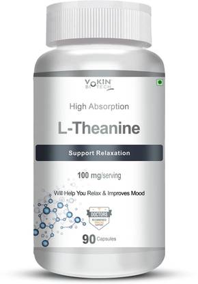 Vokin Biotech L-Theanine 100mg Support Relaxation | Improve Mood | Improve sleep