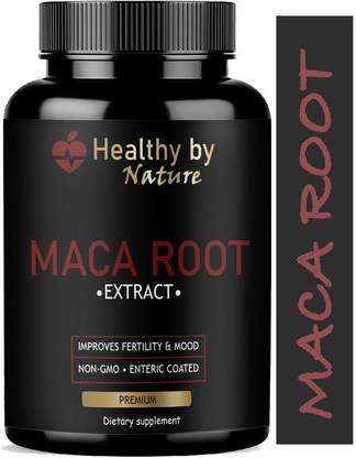 Healthy By Nature Maca Root Capsules Enriched with Maca Root Extract for Men (Premium)
