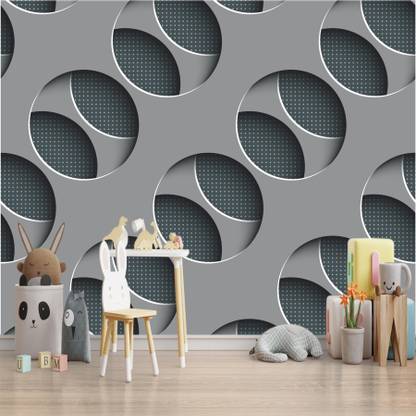ROYAL Vinyl Decorative Grey Wallpaper