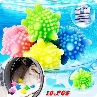 CRAZYGOL Silicon Londry Ball Cleaning -Washing Machine Clothes 10PCS Dishwash Bar