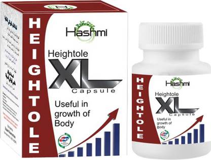 Hashmi HEIGHTOLE XL CAPSULE | Useful in Increases height for male and female| 100% pure Ayurvedic capsule