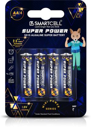 Smartcell 1.5V AA Non-Rechargeable Alkaline Mini Series  Battery