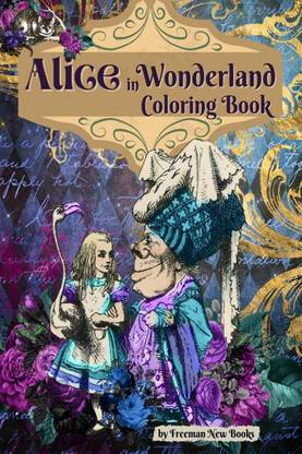 Alice in Wonderland coloring book
