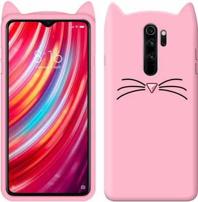 AARNIK Back Cover for Mi Redmi Note 8 Pro Rose Gold Cute Cartoon Cat Kitty Back Cover for Mi Redmi Note 8 Pro