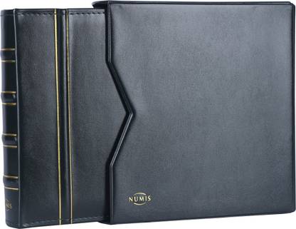 Lighthouse Coin Album NUMIS - in classic design with Slipcase, Green Coin Bank