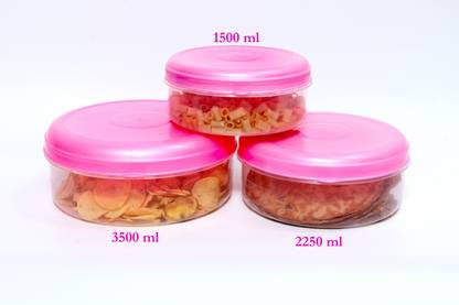 sofiya Plastic Utility Container  - 3500 ml, 2250 ml, 1500 ml