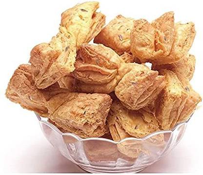 Freshtige Special Gujrati Khari Biscuits-Puffy Pastry Biscuits Twisted Butter Khari | Homemade Khari | Tea Time Snacks Biscotti Biscuit