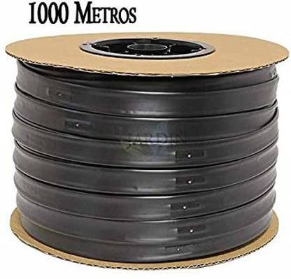 SIDDHI 16mm Flat Inline Drip Lateral 0.2 Thickness 16-4-30/1000 Meter Double Punched Dripper 4 Litre Water Discharge per Hour Dripper at Each 40cm (Thickness- 0.2 mm, 16mm-4 Ltr/Hr-40cm) Drip Irrigation Kit