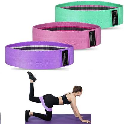 MARCRAZY Bands for Legs, Butt, Booty Band , Workout Exercises Bands for Squats, Deadlifts Resistance Band