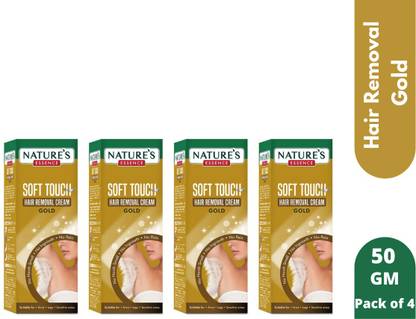 Nature's Essence Soft Touch Gold Hair Removal Cream 50 Gram Each (Pack of 4) Cream