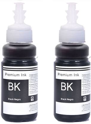 R C Print T7741 Ink compatible for Epson L655,L130,L360,L380,L350,L361,L565,L210,L220 Black - Twin Pack Ink Cartridge