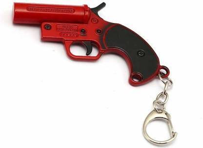 SKR Enterprises PubG Flare Gun Keychain Metal Body Key Chain