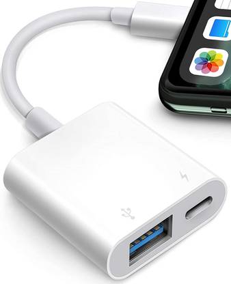 Jihaan High Speed Data Transfer Connector OTG USB 3.0 to iPhone Adapter Lightning USB to Adapter USB Cable