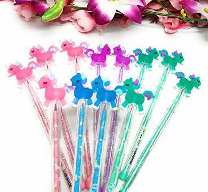 Tera13 Unicorn Multicolor Pencils For Girls/stylish pencil for girls/unicorn pencil/unicorn pencil for school Pencil Grip