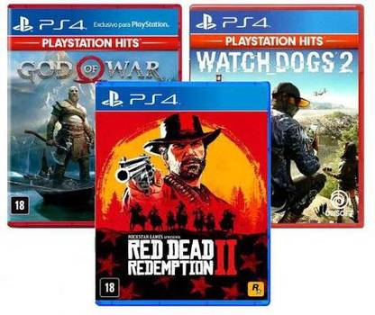 Red Dead Redemption 2 + God Of War + Watch Dogs 2 (Gold Edition)