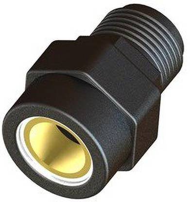 Steelite Multi Layer Composite MTC (Male Thread Connector) Pipe, Size 1" x 3/4" inch 2-Way Coupling Pipe Joint (Pack of 2) 2-Way Coupling Pipe Joint