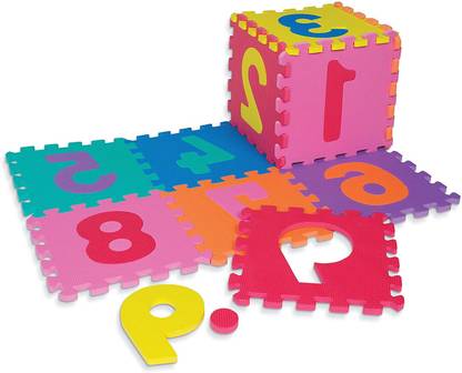 Willyard Best Quality ABC and Numbers Puzzle Mat Non Toxic EVA Foam Alphabet and Number Interlock Puzzle Mat for Kids Learn and Play, 36 Blocks Puzzles Mat for kids Learning, Fun Activity