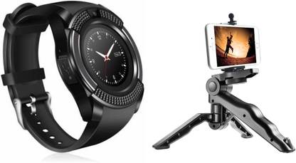 LOPAZ V8 Smartwatch with manual tripod combo Smartwatch