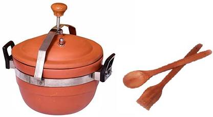 All Desi Earthenware Steamer / Clay Pot for Cooking with Lid Earthenware Steamer