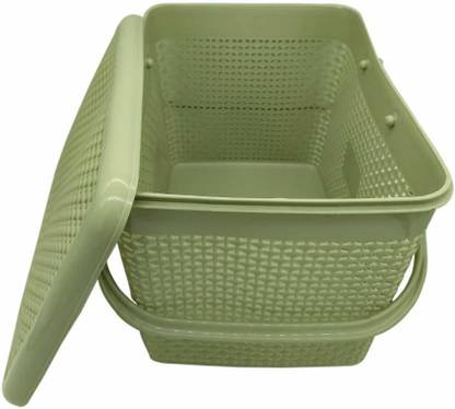Onprix Plastic Portable Shower Caddy Basket, Plastic Organizer Storage Tote with Handles Toiletry Bag Bin Box for Bathroom, College Dorm Room Essentials. Storage Basket