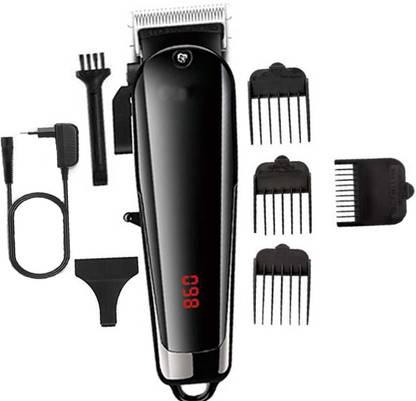 FFBM Professional High Power Powerful Low Noice Portable Electric Multicolour Adjustable Trimmer For Men & Women Trimmer 45 min  Runtime 4 Length Settings