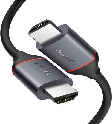 IVANKY  TV-out Cable 4K HDMI Cable 6ft, 18Gbps High Speed HDMI 2.0 Cable, Supports 4K@60Hz, HDCP 2.2, 1080p, Ethernet, ARC, 3D, HDMI Cord for Gaming Monitor, PS4/PS3, PC