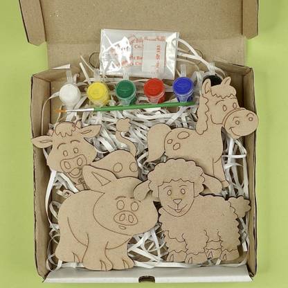 Artify DIY MDF Cartoon Characters Showpiece