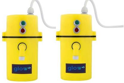 Glow 1 L Storage Water Geyser (1L Instant Portable Water Heater/Geyser for use Home, Office, Restaurant, Labs, clinics, Yellow)