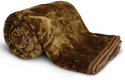 SVT Self Design Single Mink Blanket for  Mild Winter