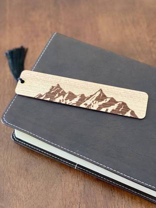 Devna Mountain Engraved Paper back Wooden Bookmark Bookmark