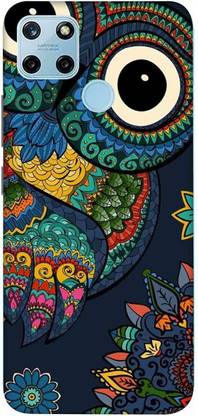 NDCOM Back Cover for Realme C25Y owl wallpaper Printed