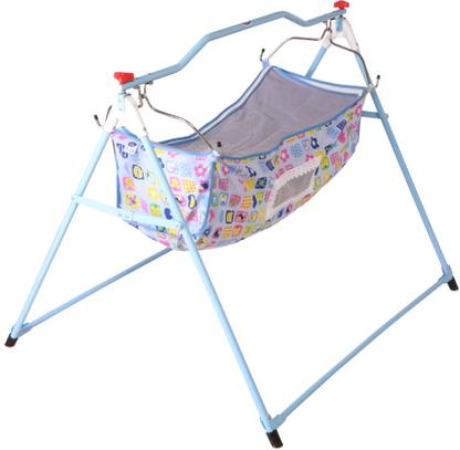 नटराज Ghodiya Baby Cradle, Palana, Jhula|0-12 Months|Easy Folding & Portable