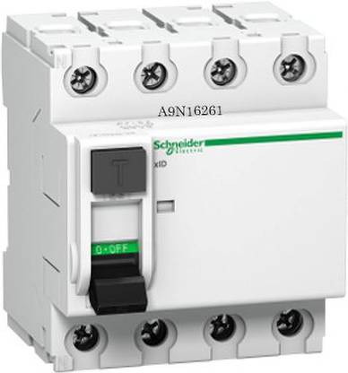 Schneider Electric Acti 9 RCCB xID 4P 80A 30mA AC-type A9N16261 MCB