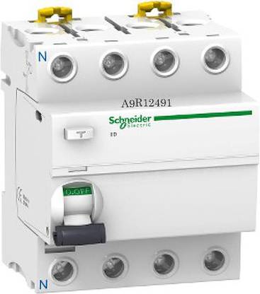 Schneider Electric ACTI9 IID 4P 100A 100MA AC-TYPE RESIDUAL A9R12491 MCB