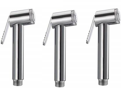 Prestige CONTI LONG Health Faucet PVC Chrome Plated - (Set of 3 ) Faucet Set (Wall Mount Installation Type) Health  Faucet