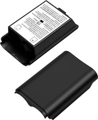 PSS Xbox 360 Wireless Controller Battery Cover Replacement AA Shell Back Cover Case Shell Pack (Controller & Shell Not includ) (Black)  Gaming Accessory Kit