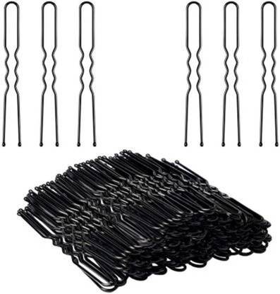 imtion 100 pcs Curved U Shape For Bun juda Bobby Hairpin, Clips Barrette Styling Tools Accessories for Girls & Women Hair Pin Hair Pin