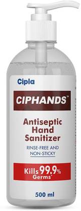 Cipla ANTISEPTIC 500 ML HAND SANITIZER Hand Sanitizer Bottle