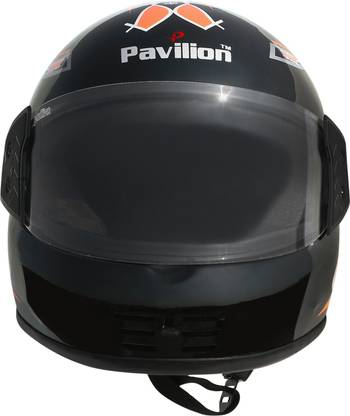 Pavilion Motor Bike Helmet Reflective Flip-Up Helmet Fitted with Clear Visor For Unisex Motorbike Helmet